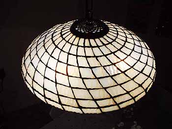 Lens Tiffany style lamp